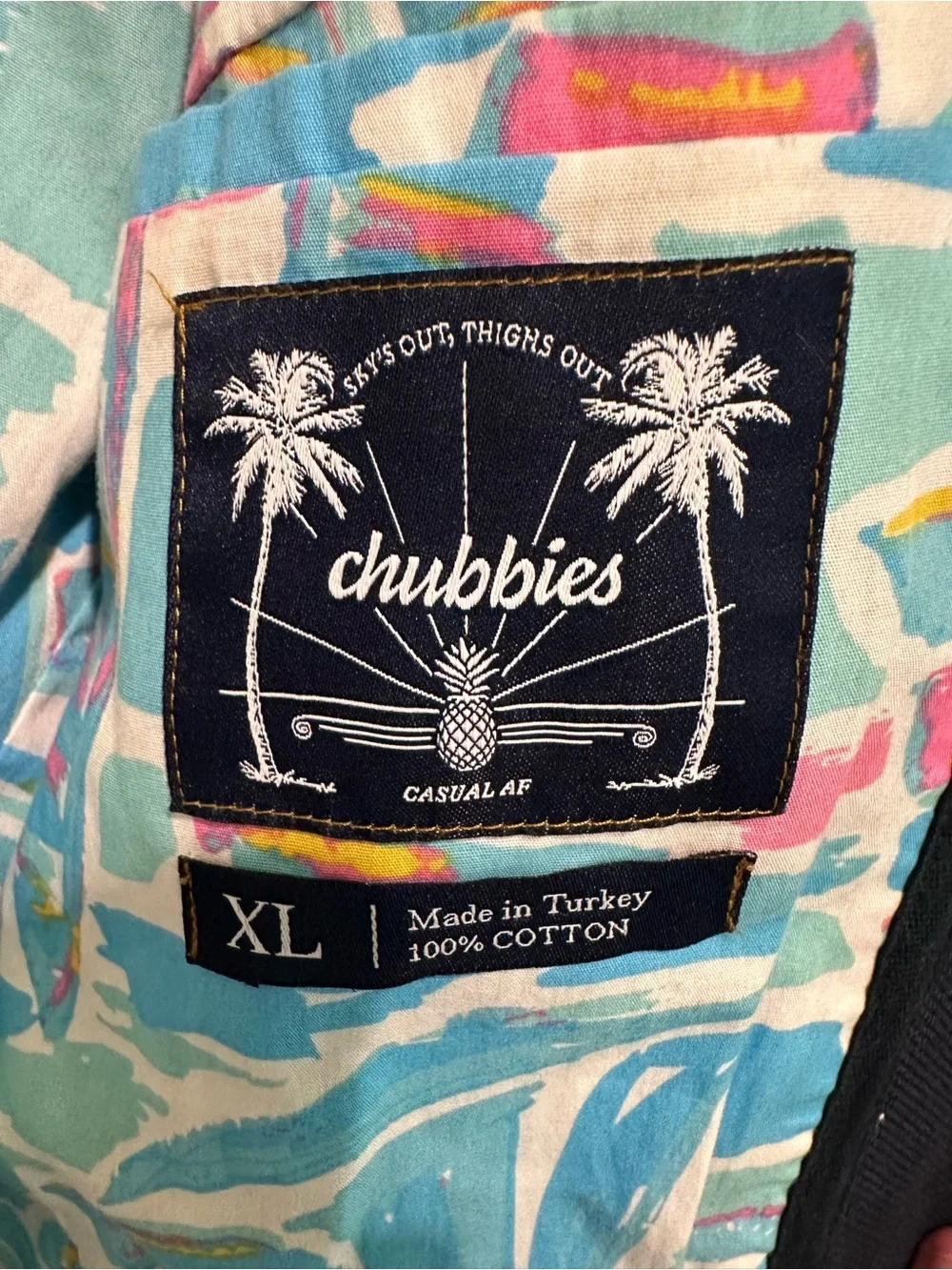 chubbies navy single